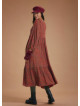 Puff Sleeve Bohemian Long Tiered Dress